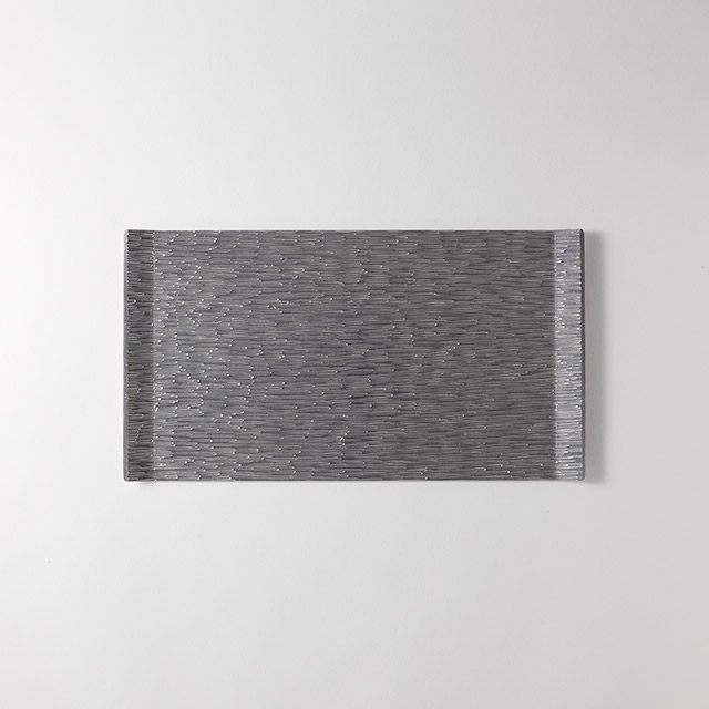 さざなみトレー（メタル）　33×18