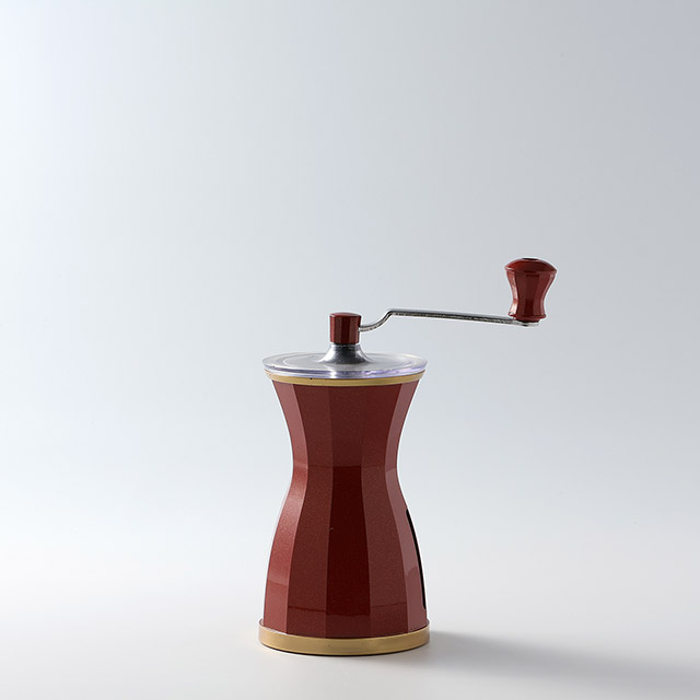 コーヒーミル ミカフェート 朱色
