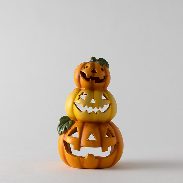 ハロウィンオーナメント 三段かぼちゃ 大