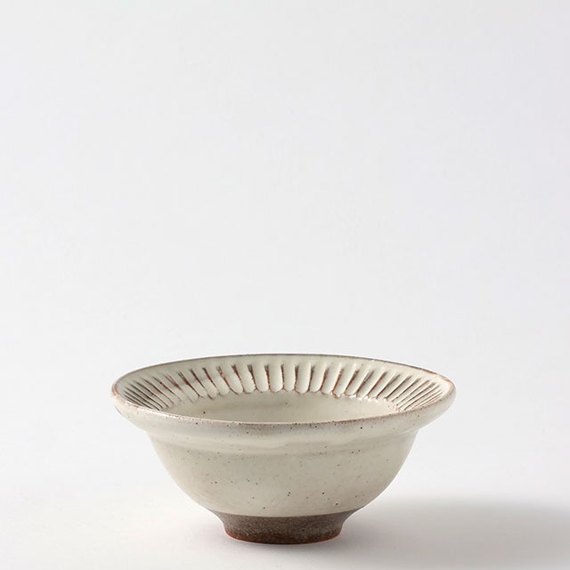煌陶窯 星野晃一 中鉢 白