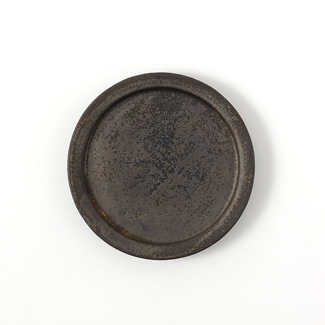Toki 黒 丸プレート 12.5cm