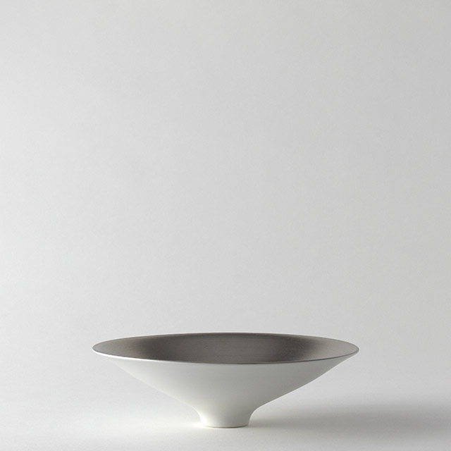 アリタポーセリンラボ 盛鉢22cm プラチナ