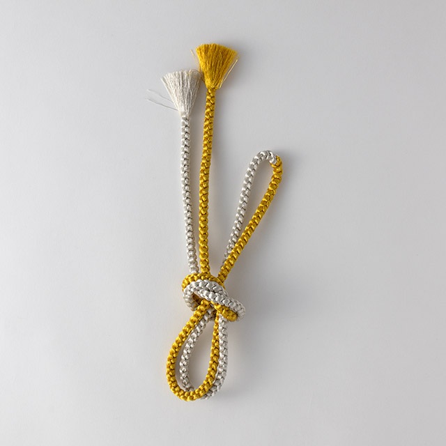 組紐　中細　金・銀コンビ