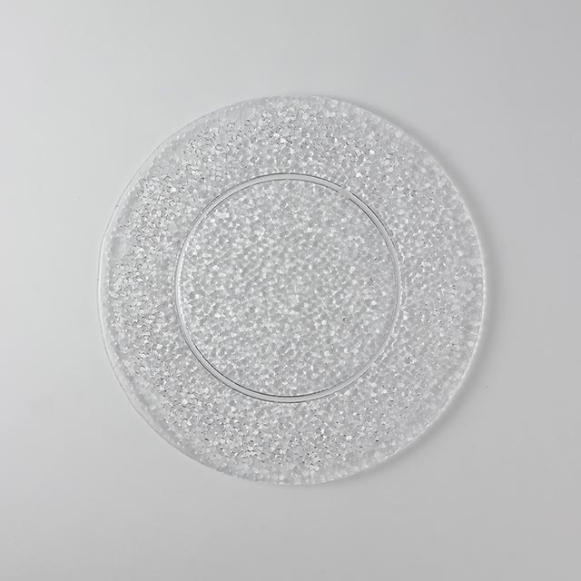 ガラスプレート キサラ26cm クリア丸