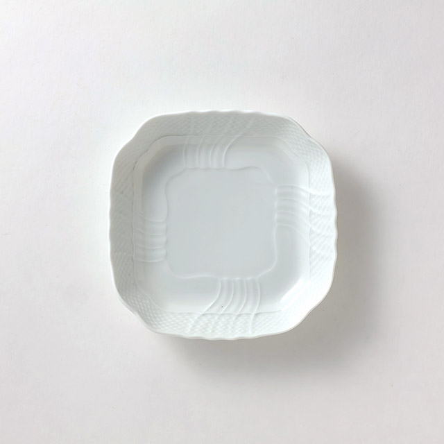 リチャード・ジノリ ベッキオ(W) スクエア浅皿14×14