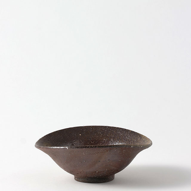 平岡仁　備前たわみ小鉢