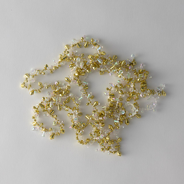 X'mas 金・ピンクラメ チェーン