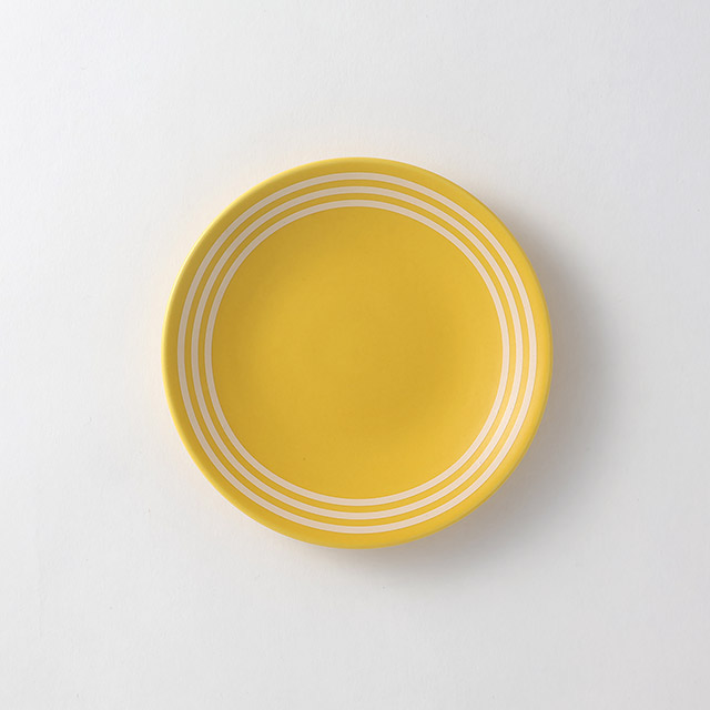 トリプル黄色丸皿16