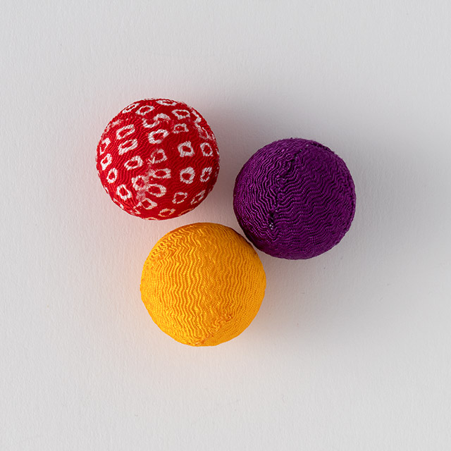 手まり ミニ布3ヶセット ①