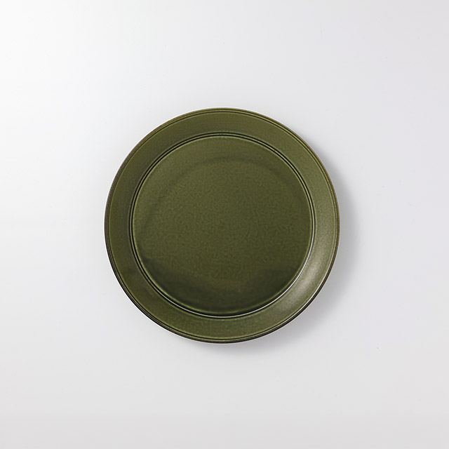 フオレ 緑プレート24cm