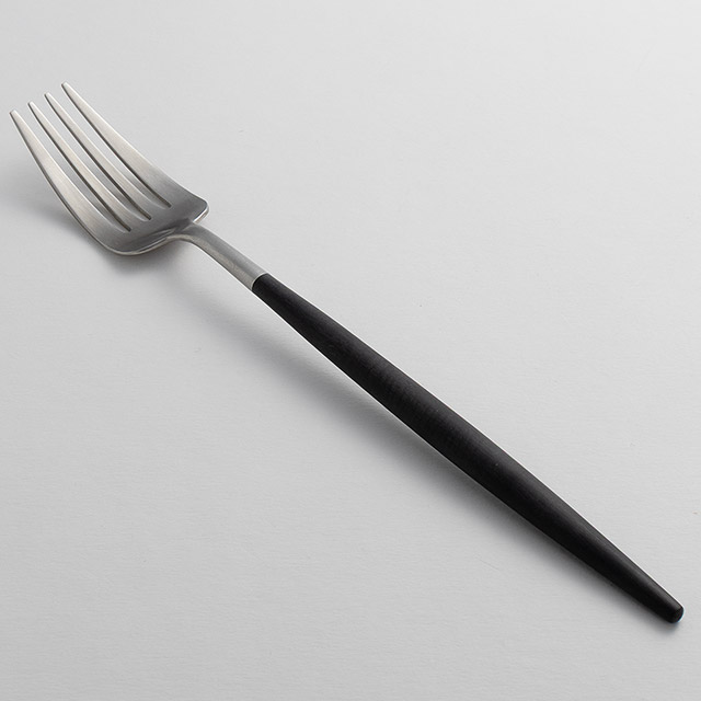 Cutipol ディナーフォーク ゴア 黒