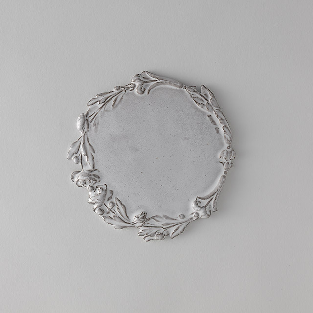 フランジュール　ローステクぺ平丸皿17cm