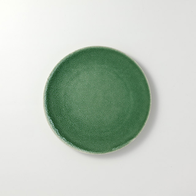 olivedrab平丸皿 22.5cm