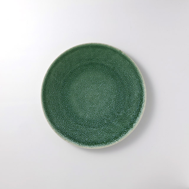 olivedrab平丸皿 19cm