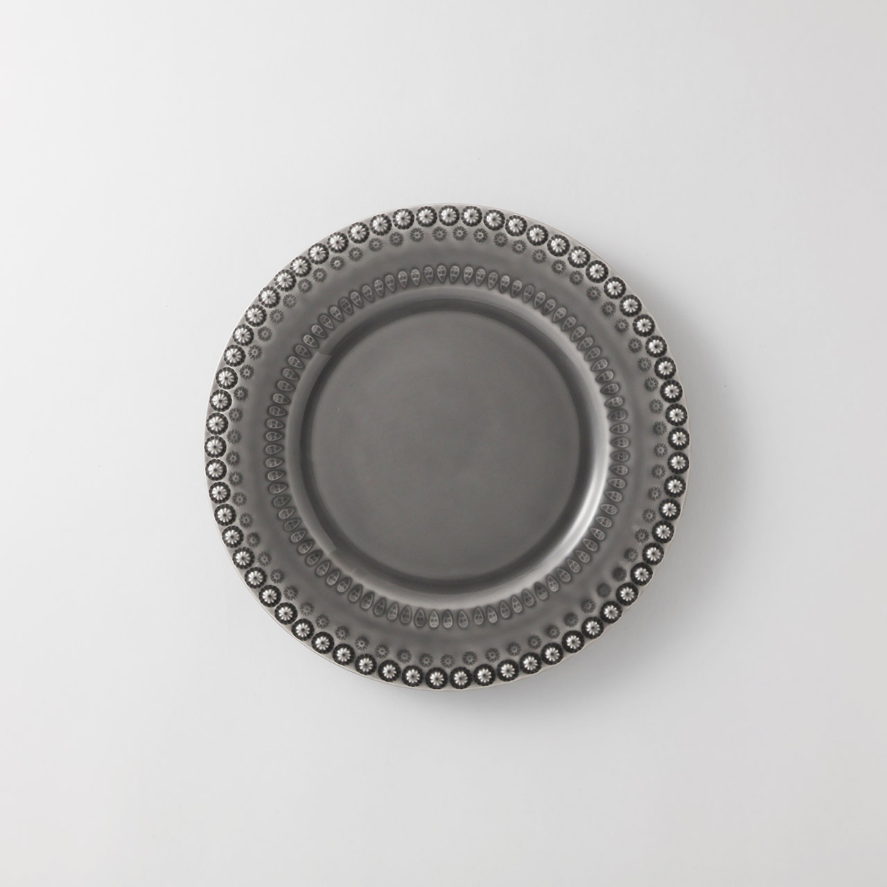 Pottery　ディナープレート　グレー29cm