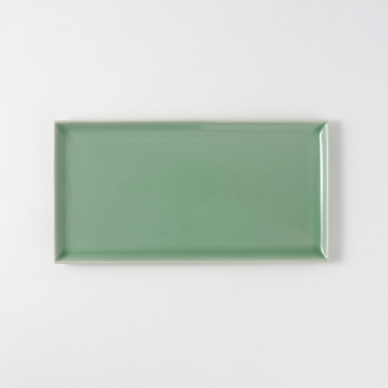 Yamabuki長角皿青磁