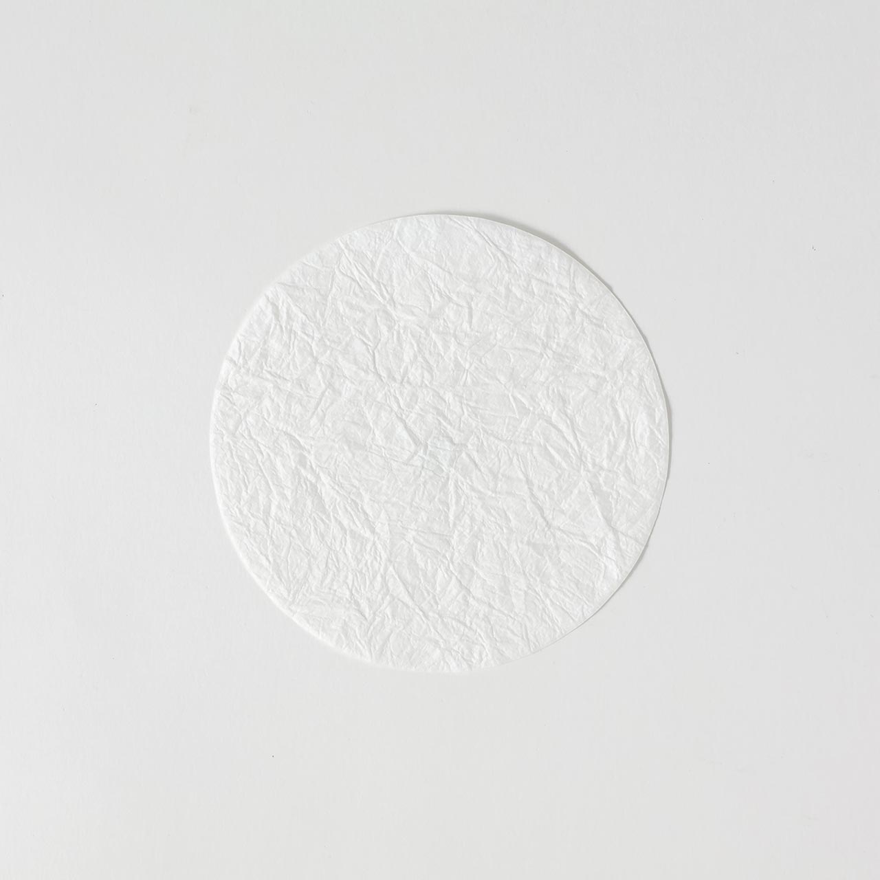 mty modern和紙サークルマット小 白