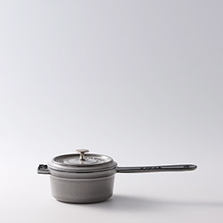 staub 鍋ミニソースパン　グラファイトグレー10cm