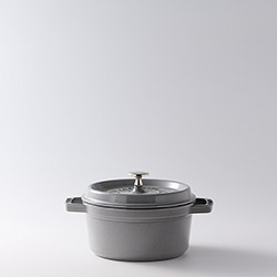 staub 鍋ラウンド20cmラウンド　グラファイトグレー