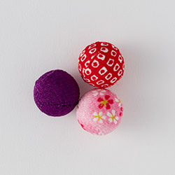 手まり　ミニ布３ヶセット　⑤