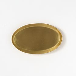 BRASS 真鍮オーバルトレイ