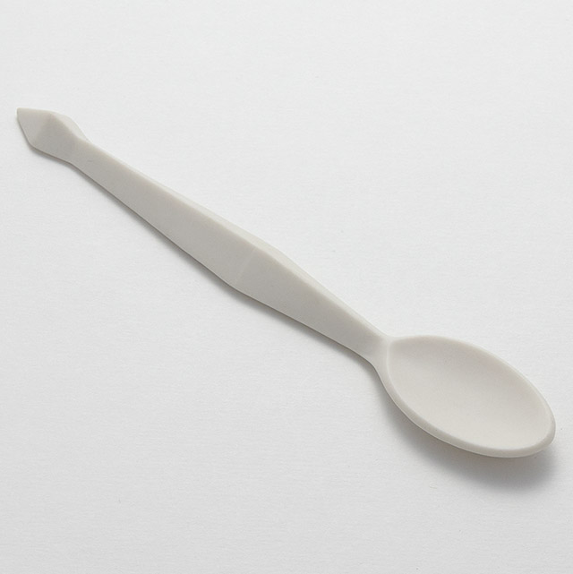 陶ティースプーン マット白