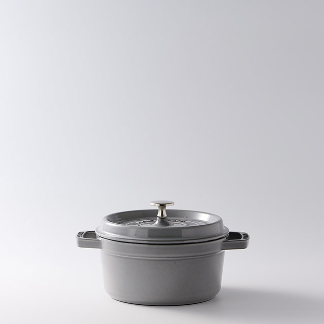 staub 鍋ラウンド20cmラウンド　グラファイトグレー