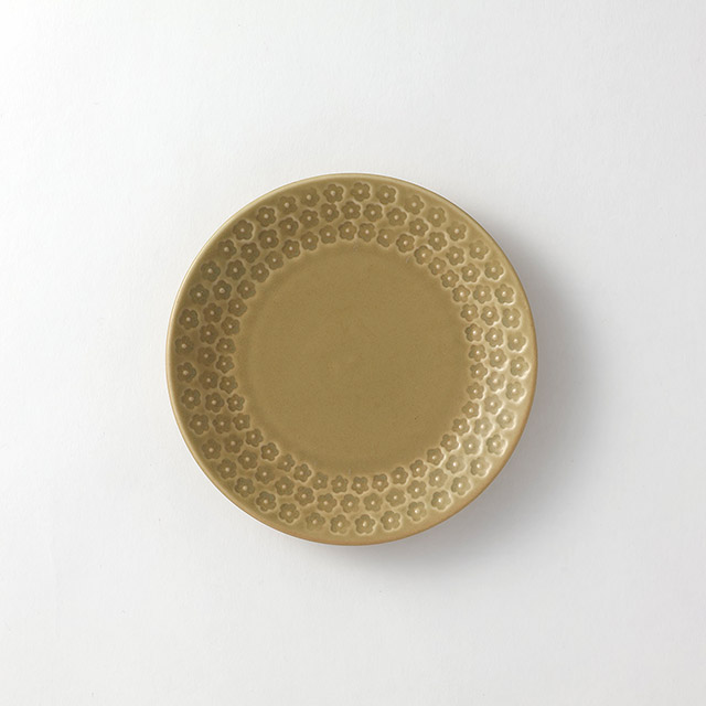 印花マット黄土プレート16.5