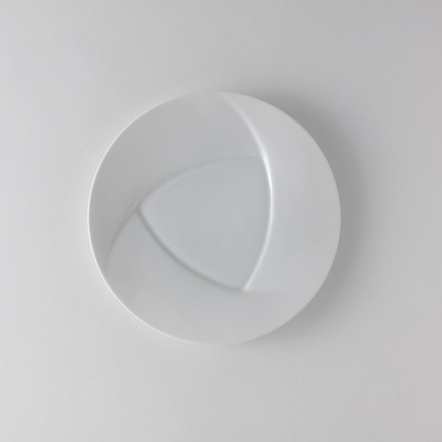 Keyu丸プレート　Tang 24白