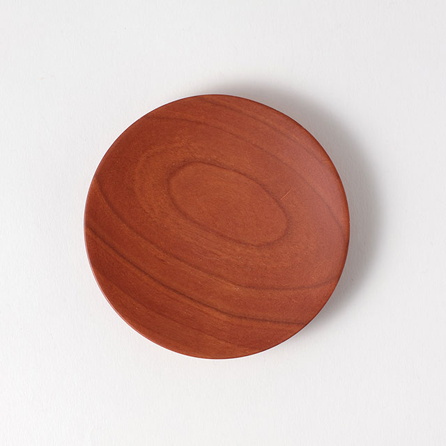 チェリー　wood　10cm皿