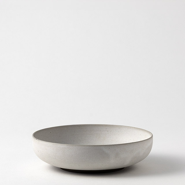 高井宣泰 ホワイト/グレー鉢17cm