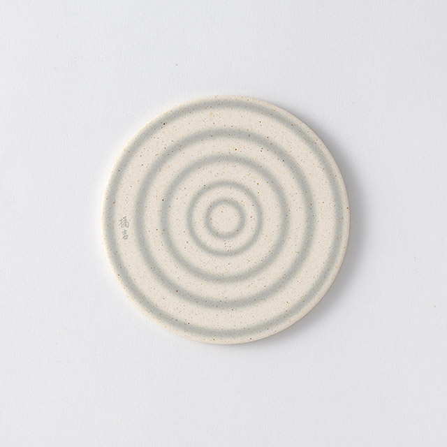 涼　コースター（水輪・銀ねず）