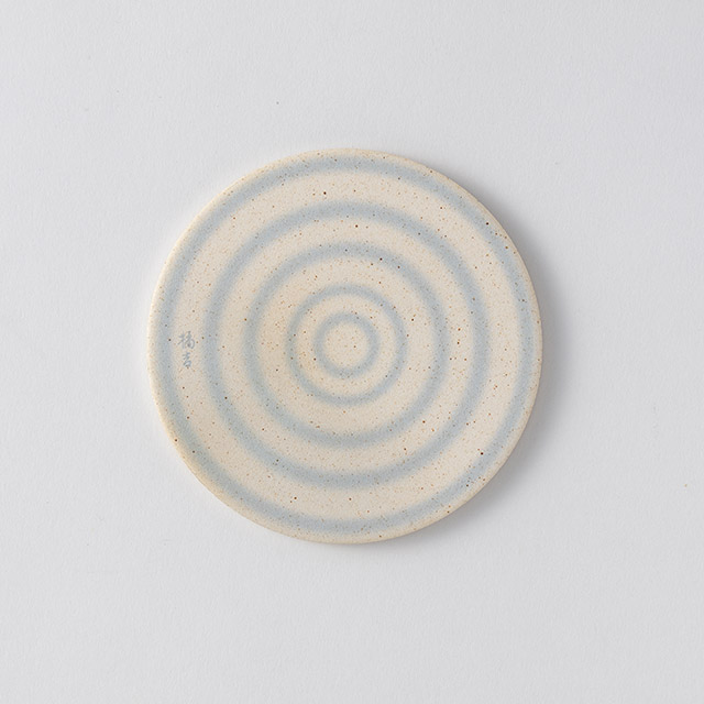 涼 コースター(水輪・水色)
