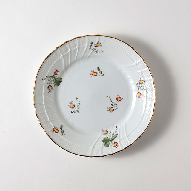 リチャード・ジノリ　フラワー　デザートプレート19.5cm(ｸﾗｼｯｸ50%｜旧1,210円)