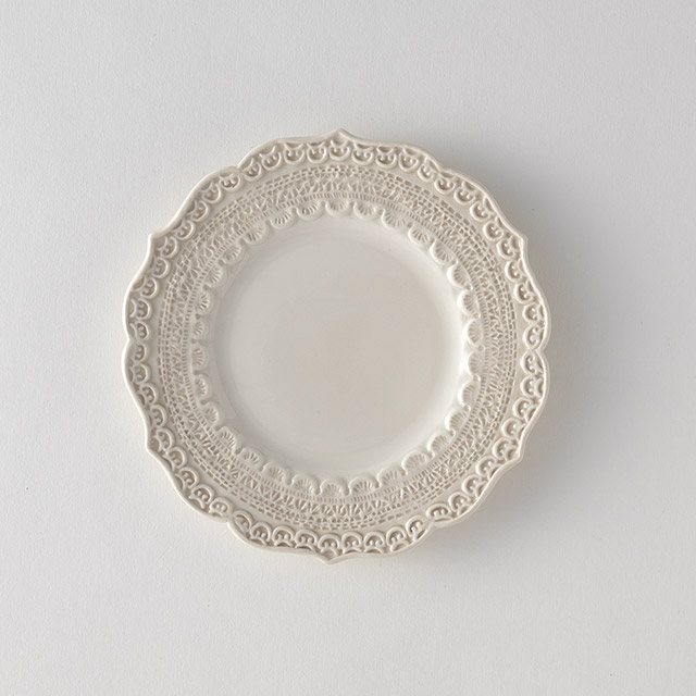 ELIOS FINEZZA 15cmプレート　クリーム色