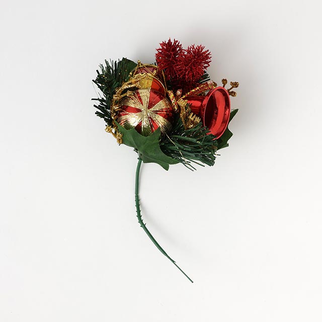 X'masオーナメント 赤ドラム・球・金鈴