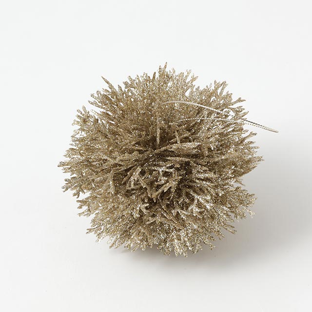 X'masオーナメント　ゴールド球ボール