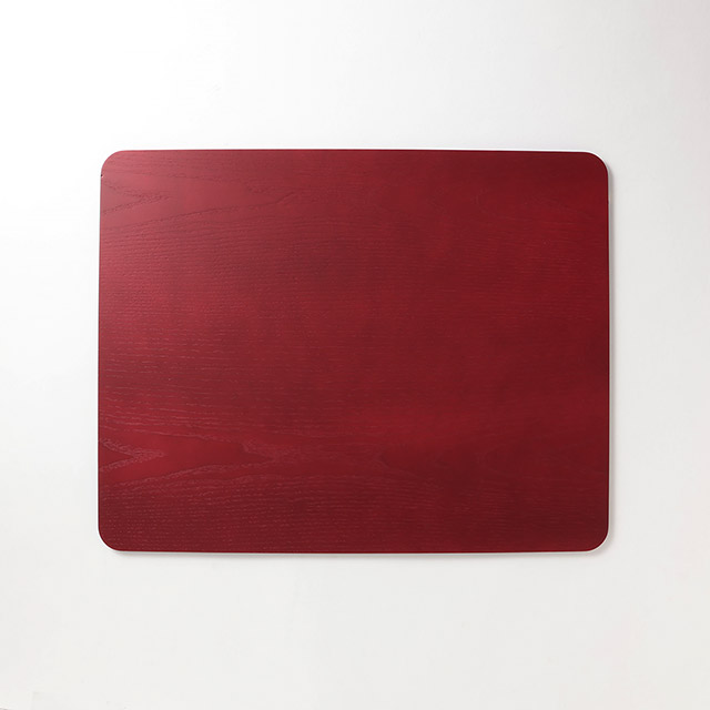 黒長角　赤／黒リバーシブルトレー