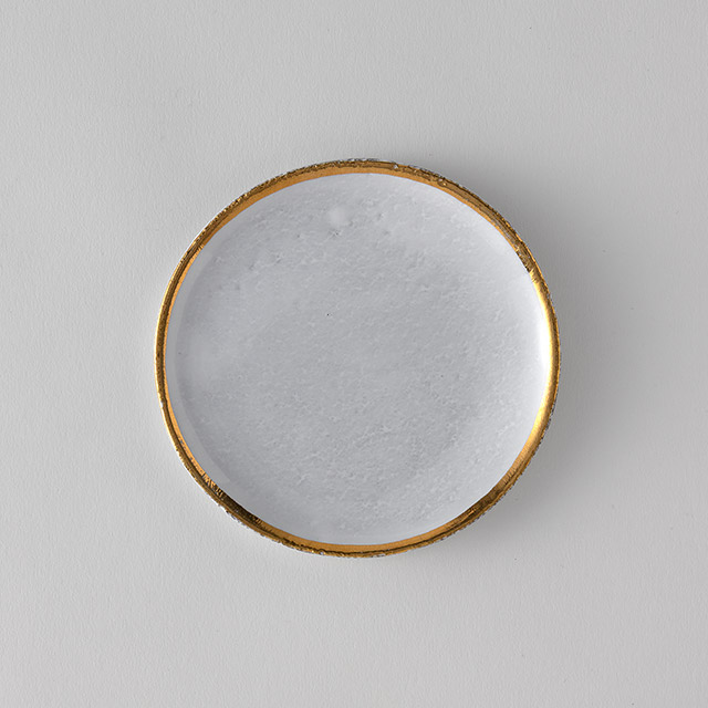 アスティエ ソーサー・プラ金ライン 11.5cm皿