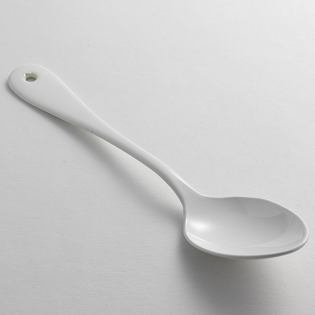ディナースプーン(白)ホーロー BLANC