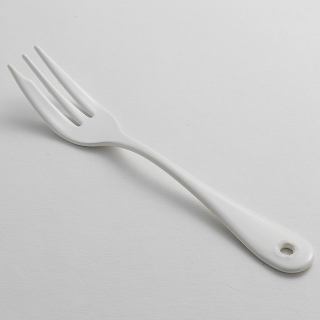 デザートフォーク(白)ホーロー BLANC