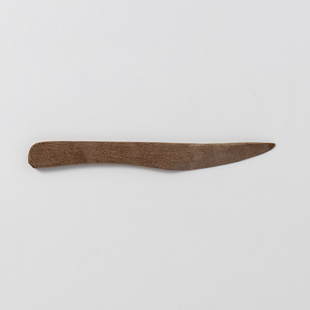 山匠菓子切り（南洋桜）モアビ　茶