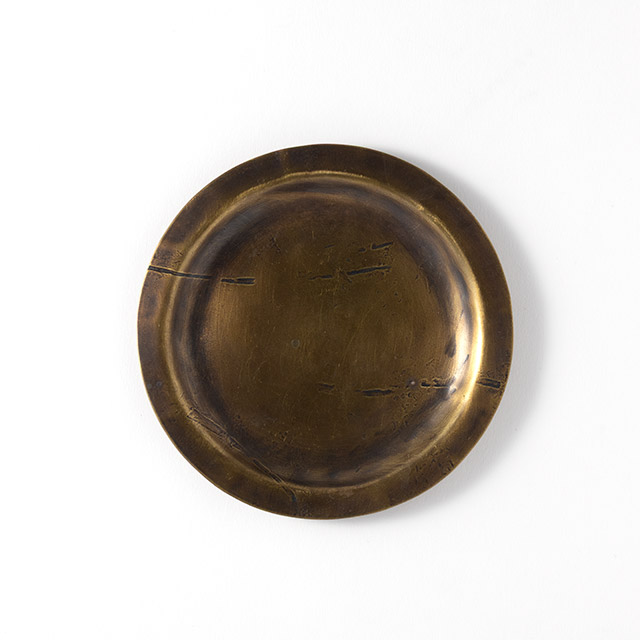 永島義教　真鍮丸プレート14.5