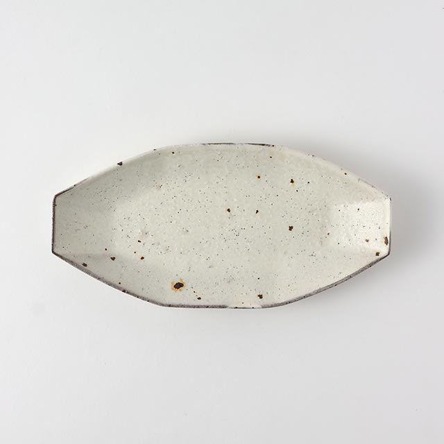 村上直子 長皿八角白