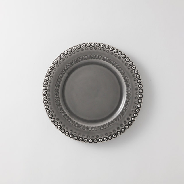 Pottery　ディナープレート　グレー29cm