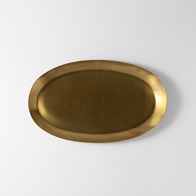 メルロ真鍮楕円皿(大)
