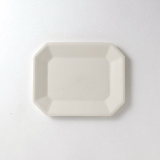 八角平皿20.5×16.5 波佐見焼