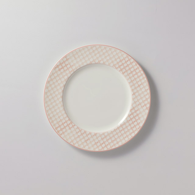 Na クラウンパステルピンク21cmプレート