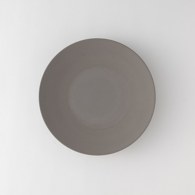 MORIYAMA　プレート24cmグレー