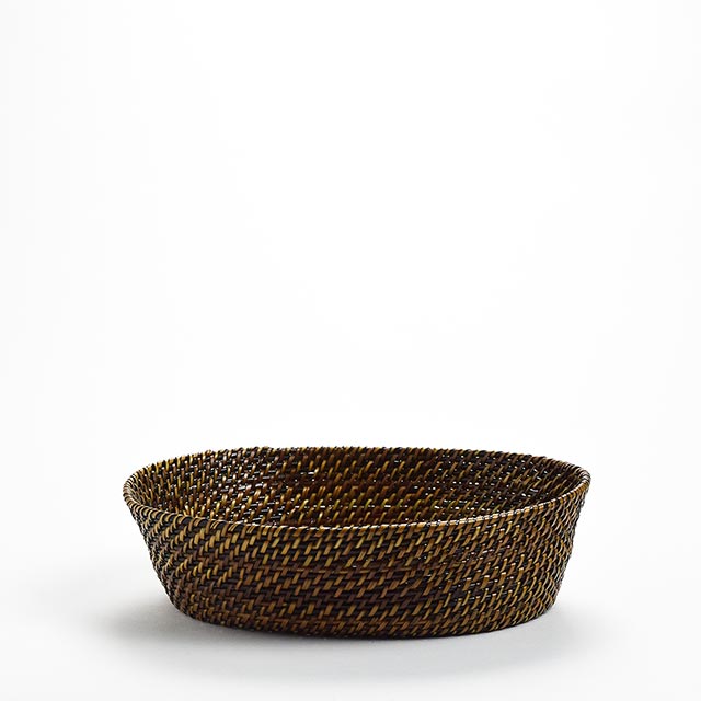 フロマージュ楕円（フランス）かご（L)飴色